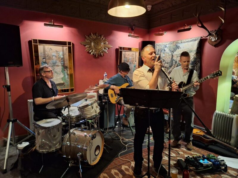 THe Wise Fools featuring Mr Robert Brian on drums, a gig at The Upton
